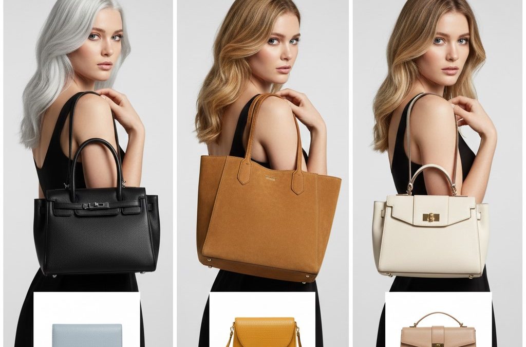 ست کردن رنگ کیف زنانه با رنگ مو 👱‍♀️